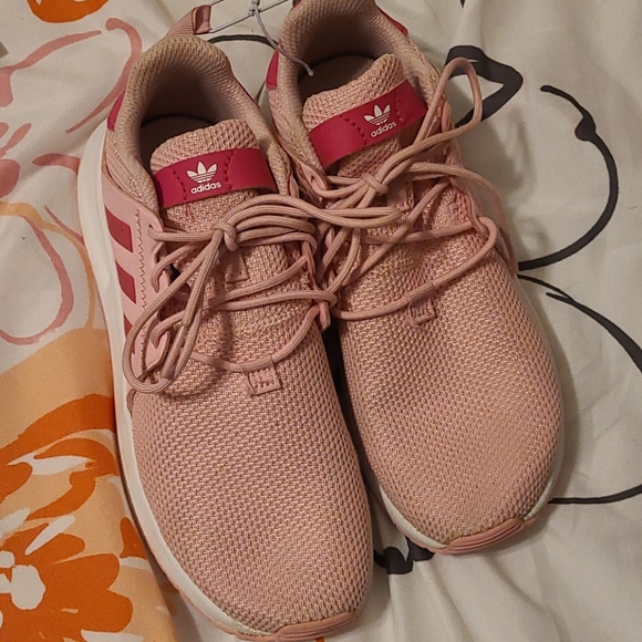 Adidas Youth Girl's Original X PLR Pink Athletic Shoes Size 3 - Picture 2 of 6
